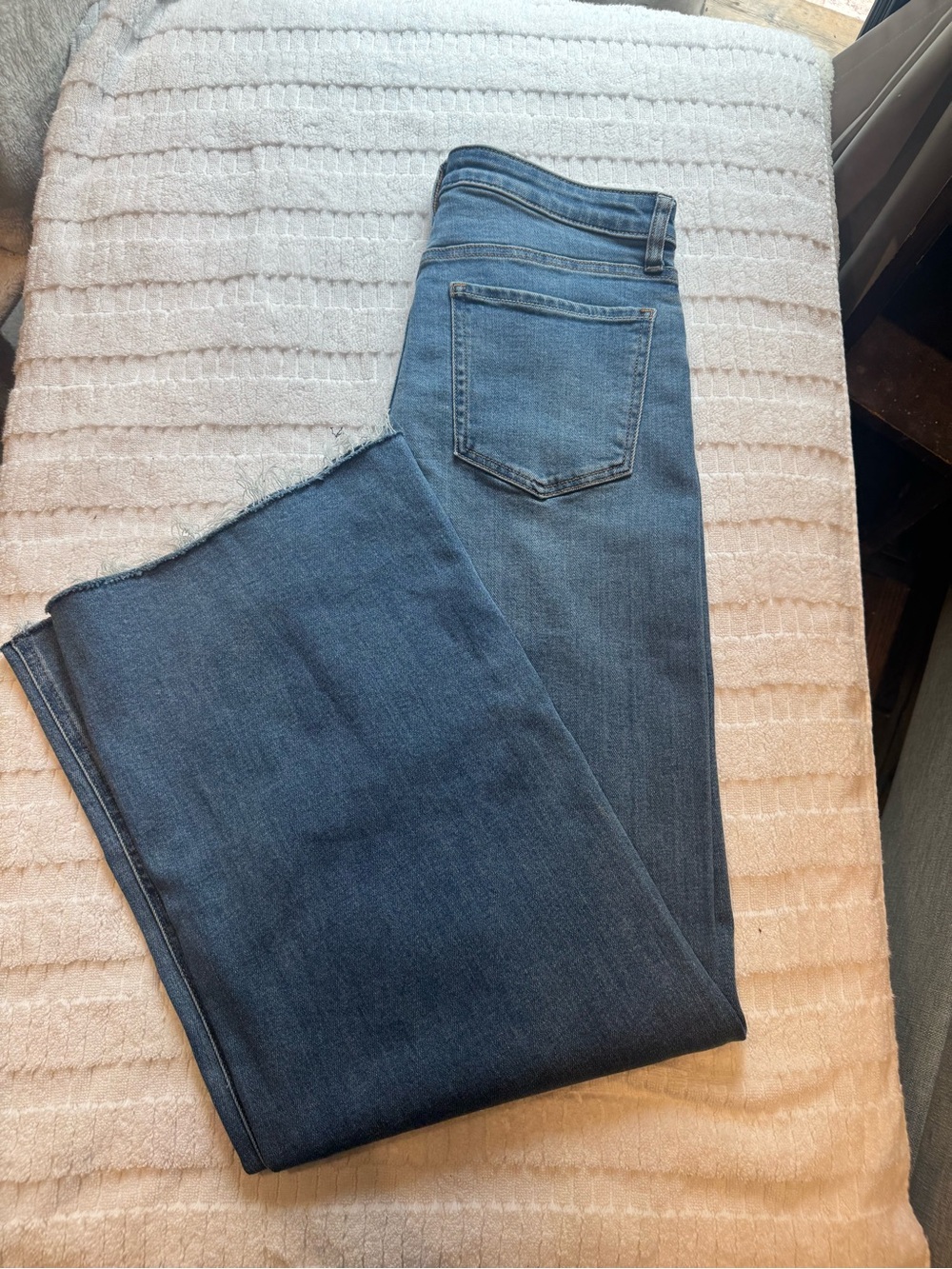Quince Wide-Leg Jeans in Blue Denim
